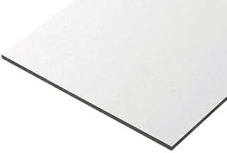 Builders Marketplace White Faced MDF | 3mm (8ft x 4ft (2400mm x 1200mm))