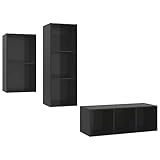 Ausgestattet mit viel Stauraum für die Organisation verschiedener Gegenstände wird dieses hängende TV-Schrank-Set definitiv eine praktische und auffällige Ergänzung in Ihrem Zuhause sein