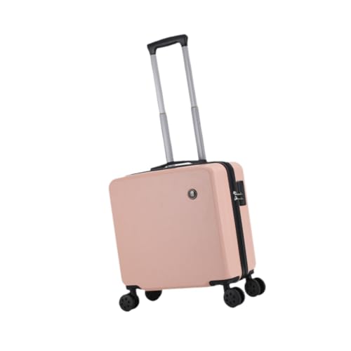 Carry on Luggage Hard Shell Suitcase Comfortable Handle Portable Road Essential for Women Men Travel Case with Wheels, Pink