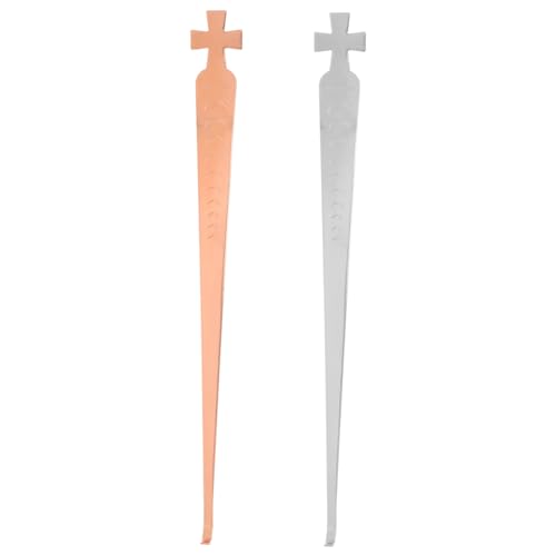 Veemoon Candle Wick Dipper Kit 2 Pack Stainless Steel Wick Dipper Versatile for Many Occasions