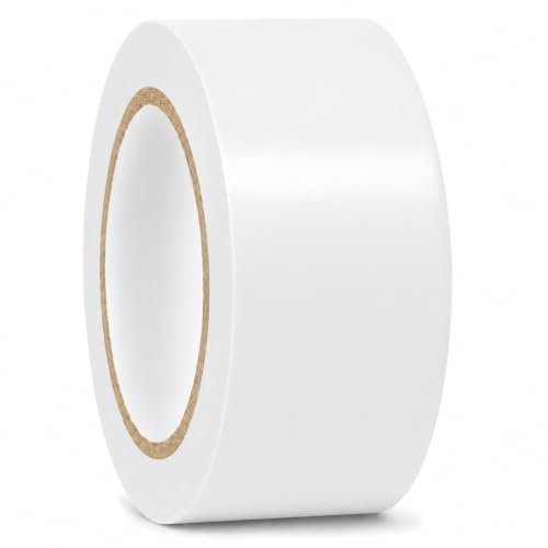 Image of GGR Supplies CVT-536 White Vinyl Floor Marking Tape, 2 x 36 Yards