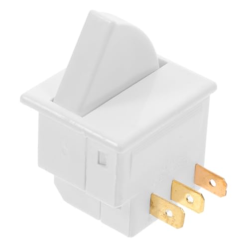Zerodeko Universal Refrigerator Door Light Switch 3-pin Replacement for Fridge Accessories Beverage Refrigerator Repair Fridge Door Lamp Control Switch for Home and Commercial Use