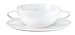 Produktbild ASA Á Table Suppentasse inkl. Untertasse mit 2 Henkel, Keramik, weiß glänzend, 13x13x5.6 cm