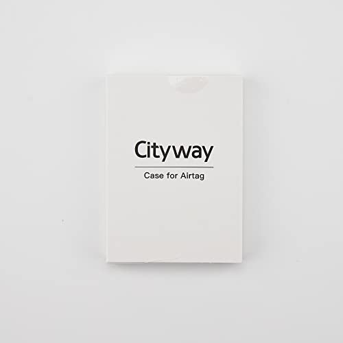 image for CITYWAY 2 Pack Airtag Wallet Holder, Slim Thin Airtag Wallet Card, Cre