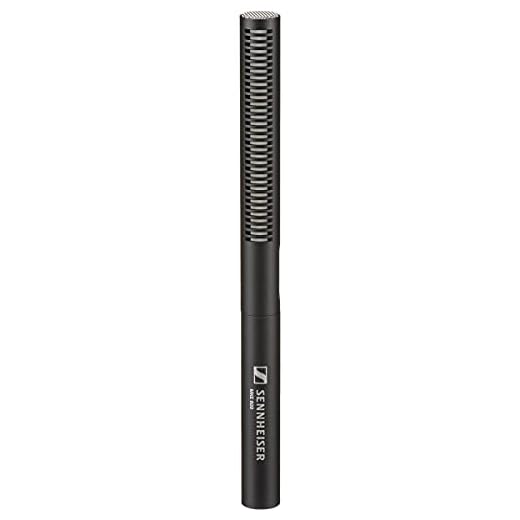 Microfone de espingarda Sennheiser Professional MKE 600 com conector XLR-3 a 3,5 mm para câmera de vídeo/filmadora, preto