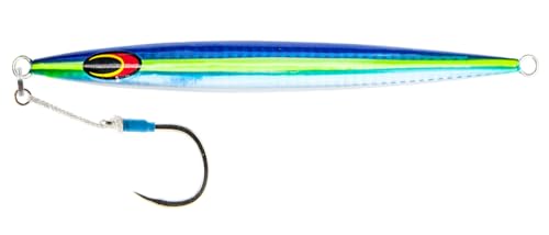 Nomad Design Deep Water Fishing - Erratic Action Trigger for Predators, Fast Sinking & BKK Jig Assist Hooks The Streaker 200G - 7 oz - Fusiller