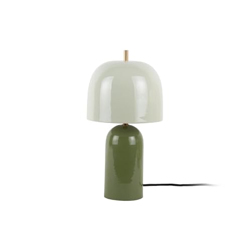 Leitmotiv Lampe de table Rico Enamel Jungle vert avec jade gris