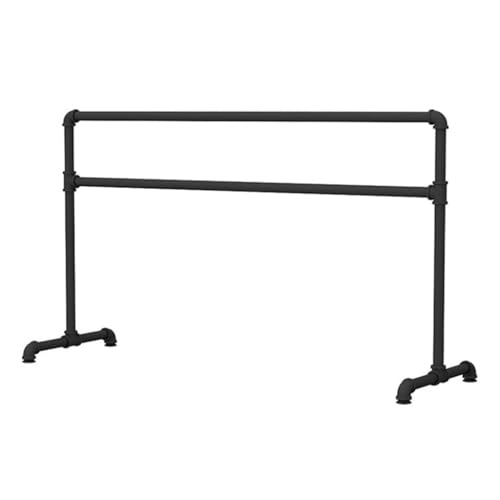 IUokLU Barra De Ballet De Metal Negro,Barra De Prensa De Piernas De 80-100 Cm De Altura para Gimnasio En Casa,Sala De Baile,Barra De Estiramiento,Capacidad De Carga De 200 Kg.