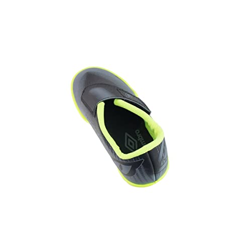 Chuteira Raptor 2.2 Kids Umbro Criança-Unissex, Grafite/Preto/Verde Limão, 30