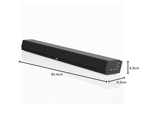 Image of GOVO GOSURROUND 430 80 Watt 2.0 Channel with HDMI and Optical, Wireless Bluetooth Soundbar, RMS Output 60 W (Platinum Black)