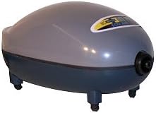 EcoPlus Eco Air-1 Plus Air Pump, a compact grey and dark grey unit with a single air outlet.
