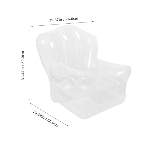 Canapé gonflable transparent COLLBATH pour jardin et piscine confortable - 4