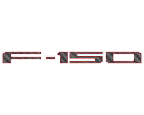 Image of F-150 Tailgate Emblem Letter Inserts - Compatible with 2021-2026 F-150