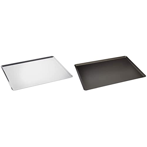 DE BUYER -3361.40 -plaque rectang.inox 10.10° b.p 40x30 & 161.40 -plaque patissiere choc alu. 40x30cm