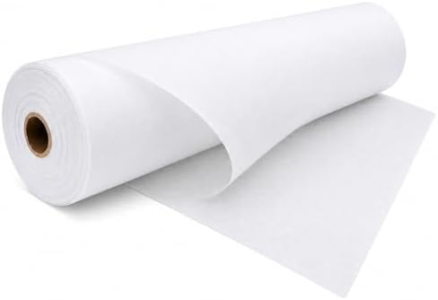 M Fabrics Fusible Interfacing Canvas Paper โ 48 Inches Wide, White Paper Fuse for Stitching, Tailoring, Embroidery Backing(Fusible Interlining) - Pack of 2 Meters