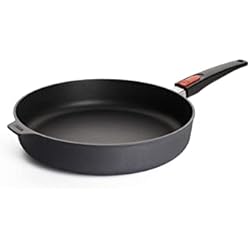 Sartenes Skk O Woll Sartén con borde alto Woll Diamond Lite, Ø 32 cm, 6,5 cm de altura, con mango extraíble - Apta para cerámica, gas, eléctrica, halógena, sartén de aluminio fundido, resistente al horno, antracita