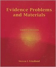 Paperback Evidence Problems and Materials Book