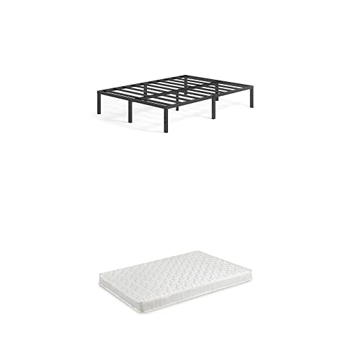 ZINUS�y�Z�b�g�����z[�V��������]Zinus (�W�k�X) Yelena Classic ���^�� �x�b�h�t���[�� + �}�b�g���X(�{���l���R�C�� + �����x�t�H�[��) ����15cm �_�u�� Tight Top/�h��/�p�C�v/���[�X�y�[�X/�H��t��/�g����