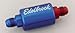 Edelbrock 8130 Blue Anodized Aluminum Fuel Filter