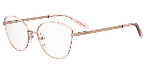 Moschino Love MOL624 lunettes de vue cuivre pour illuminer votre look de bureau