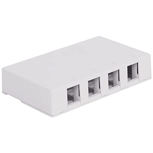 ICC 4 Port Surface Mount Box (White)