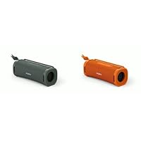 Sony ULT Field 1 Portable Bluetooth Speaker (SRSULT10H), Grey with Sony ULT Field 1 Portable Bluetooth Speaker (SRSULT10D), Orange Bundle