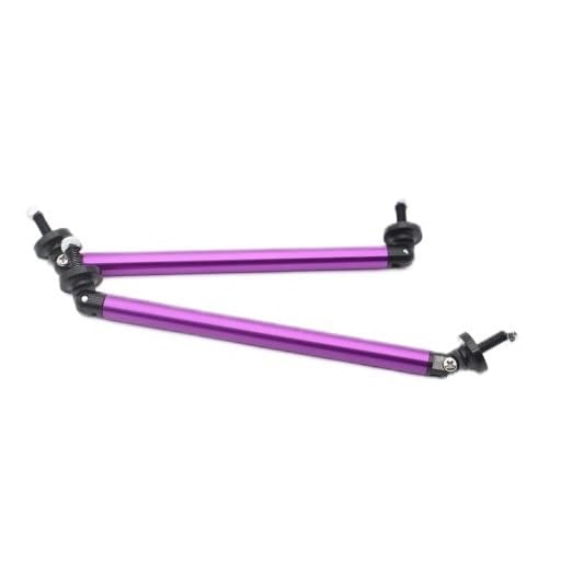 Spojlery tylne do samochodów 2 Stuks Universele 45/75/100/150/200Mm Rozdzielacz Staaf Steun Bars zderzaka Staven(2Pcs 100mm Purple)