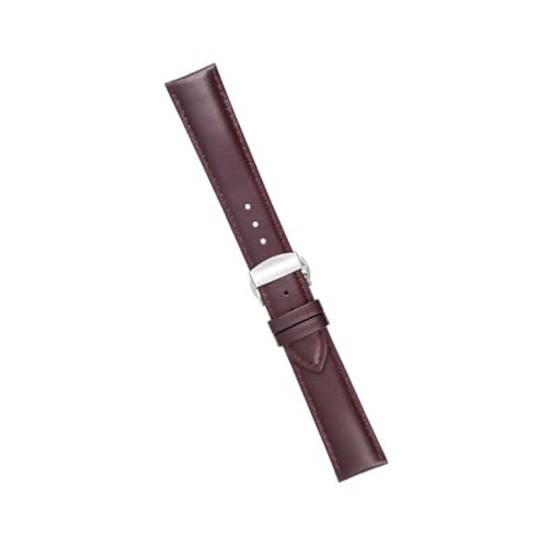 Correa de reloj inteligente para hombres activa estilo casual negro de piel