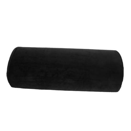 Cabilock Half Round Pillow Leg Pillow Massage Table Bolster Pillow Sleeping Pillow Legs Leg Pillow for Lower Back Stomach Sleeper Bed Wedge Pillow Household Knee Pillow Black Polyester