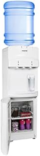 Igloo Top Loading Hot and Cold Water Dispenser - Water Cooler for 5 Gallon Bottles and 3 Gallon Bottles - Includes Child Safety Lock - Water Machine Perfect for Home, Office, & More - White
