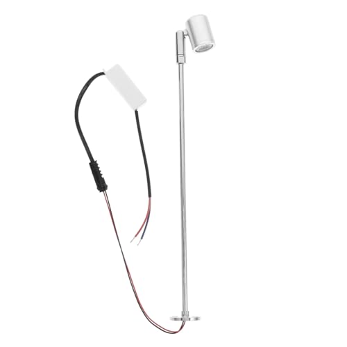 KICHOUSE Petit Spot LED sur Pied 315 Mm 1w Lumière Naturelle 4000-4200k Projecteur D'intérieur pour Vitrine Bijoux Meuble Éclairage Ciblé Décoratif Compact