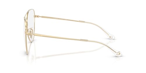 COACH HC7182 Sunglasses, Shiny Light Gold/Clear Blue Light, 56 mm - image 3
