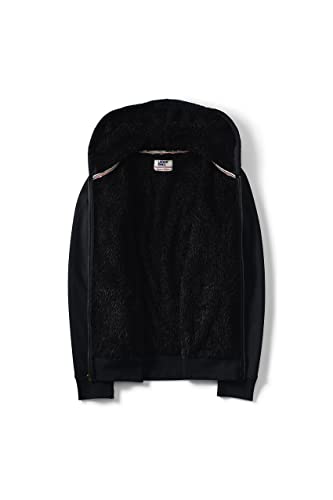 Lands' End Men's Serious Sweats Full Zip Sherpa Fleece Hoodie4