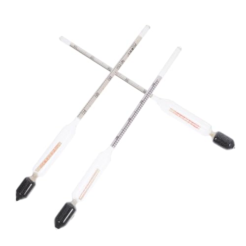 STOBAZA Accurate Sugar Scale Hydrometers 3pcs Refractometer for Brewing Wine Maple Syrup