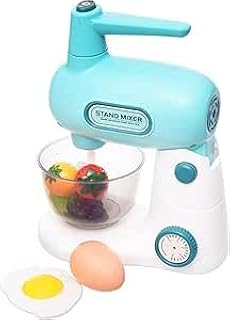 طقم خلاط قائم من Next Store – مع طعام بلاستيك للبنات 9 قطع – لعبة تفاعلية لتعليم الطهي – مثالي للأطفال – آمن ومرن للاستخدام