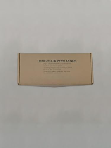 Sweetime CANDLE-10-VTCM Colored Flameless Votive Candles thumb #7