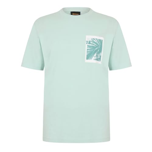 T-shirt Boss en jersey de coton avec imprimé graphique classique homme