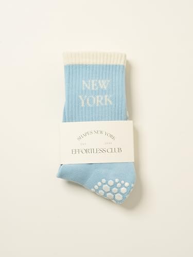 Image of Shapes Studio Half Calf Grip Socks, Cute Fruit Pilates Socks, Ruffle Socks, Non-Slip for Barre Yoga