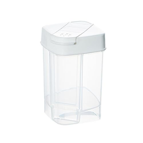 Shaker - Barattolo per condimenti, a prova di perdite, contenitori vuoti per spezie, doppio coperchio, contenitori per condimenti e spezie, barattolo sigillato per uso alimentare, per conservare