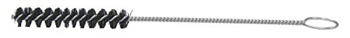 Image of Weiler 44112 8-1 /2 inch Length, 3 /4 inch Diameter, 1 /8 inch Stem Diameter, Straight Black Nylon Fill, Power And Hand Nylon Tube Brush With Loop Handle