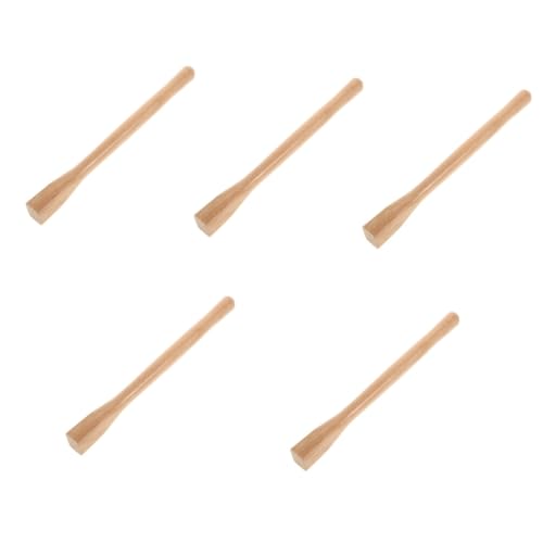 balacoo Pcs Replacement Hoe Handle Wooden Hoe Handles for Garden Work Comfortable Grip Sturdy Material