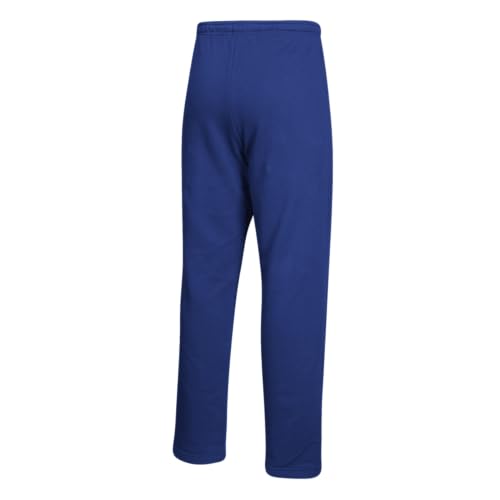 Pantalon fleece Adidas bleu en molleton ultra doux taille Medium