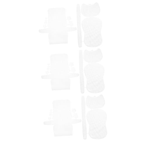 ARTIBETTER 2 Sets Quilting Sheets for Embroidery and Sewing Creative Crochet Mesh Sheets for Crafting Unique Bags Durable Breathable Material for All Skill Levels