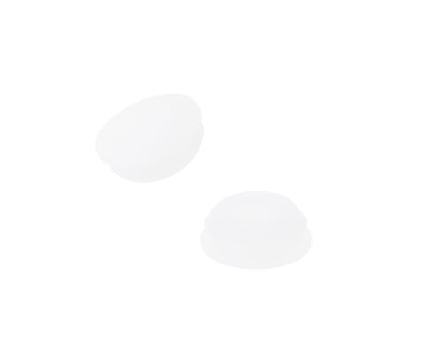 Image of ONLYKXY 10 Pcs Clear Silicone Round Snap in Type Locking Furniture Hole Plugs Button Protective Cover Cap Head,Universal (12mm /0.47inch)