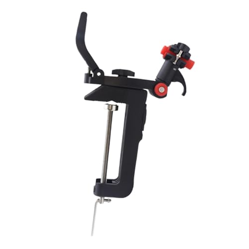 Toysmith 粉砕可能な釣り竿ホルダー調整可能な三脚釣りポール船の屋外船のスタンド