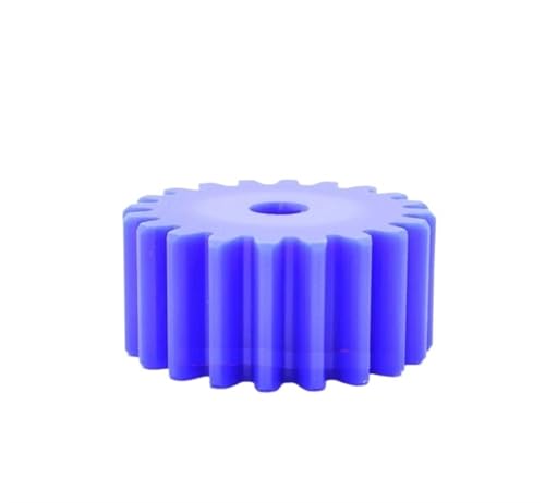 Bevel Gear Pinion Hardware Mechanical 1pcs 12T-27T 1.5M Blue Nylon Spur Gear 12 13 14 15 16 17 18 19 20 21 22 23 24 25 26 27 Teeth Plastic Flat Cylindrical Drive Gears(16 Teeth (Bore 6mm))