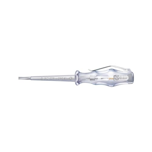 Wera 05005655001 247 Einpoliger Phasenprüfer, 0,5 x 3.0 x 70 mm, Weiß