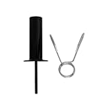 Fitness Weight Stack Pin Adapter Platte Aufbewahrung für Gym Krafttraining Hantelscheiben Zubehör Indoor Workout Geräte (Black, 11cm)