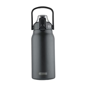Waterfles Sport Waterfles 1300 ml / 42.9 Oz Vacuum Thermos met Handvat Roestvrij staal voor Fietsen Camping Office Yoga Fles (kleur: Blauw)