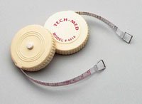 Cinta métrica de fibra de vidrio 72 in con botón de bloqueo miniatura 1